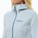 Bluză polar pentru femei Jack Wolfskin Kolbenberg Hooded Fz soft blue 4
