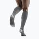 Șosete compresive de alergat pentru bărbați CEP Ultralight grey/light grey 5
