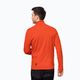 Jack Wolfskin bluză de bărbați Kolbenberg fleece sweatshirt portocaliu 1710521 2