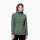 Jachetă de ploaie Jack Wolfskin Pack & Go Shell pentru femei, verde 1111514_4151_005