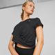 Tricou de yoga pentru femei PUMA Studio Yogini Lite Twist negru 523164 01 3