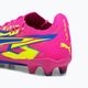 Cizme de fotbal pentru bărbați PUMA Ultra Ultimate Energy FG/AG roz luminos/albastru ultra/galben alertă 14