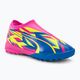 PUMA Match Ll Energy TT + Mid Jr cizme de fotbal pentru copii roz luminos/albastru ultra/galben alert