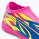 PUMA Match Ll Energy TT + Mid Jr cizme de fotbal pentru copii roz luminos/albastru ultra/galben alert 8
