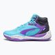 Pantofi de baschet pentru bărbați PUMA Playmaker Pro Mid purpuriu glimmer/bright aqua/strong gray/white 7