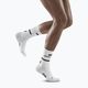 Șosete compresive de alergat pentru femei CEP 4.0 Mid Cut white 5