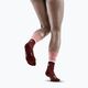 Șosete compresive de alergat pentru femei CEP 4.0 Mid Cut rose/dark red 6