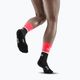 Șosete compresive de alergat pentru femei CEP 4.0 Mid Cut pink/black 6
