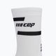 Șosete compresive de alergat pentru bărbați CEP 4.0 Mid Cut white 5