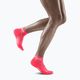 Șosete compresive de alergat pentru femei CEP 4.0 Low Cut pink 2