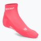 Șosete compresive de alergat pentru femei CEP 4.0 Low Cut pink 4