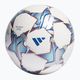 Minge de fotbal adidas UCL League 23/24 white/silver metallic/bright cyan/royal blue mărime 4 2