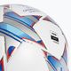 Minge de fotbal adidas UCL League 23/24 white/silver metallic/bright cyan mărime 5 3