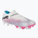 Încălțăminte de fotbal PUMA Future 7 Ultimate Low FG/AG white/black/poison pink/bright aqua/silver mist