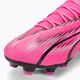 Încălțăminte de fotbal pentru copii PUMA Ultra Pro FG/AG Jr poison pink/puma white/puma black 7