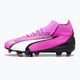 Încălțăminte de fotbal pentru copii PUMA Ultra Pro FG/AG Jr poison pink/puma white/puma black 8