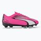 Încălțăminte de fotbal pentru copii PUMA Ultra Play FG/AG Jr poison pink/puma white/puma black 2