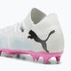 Încălțăminte de fotbal PUMA Future 7 Match MxSG puma white/puma black/poison pink 13