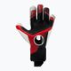 Uhlsport Powerline Powerline Supergrip+ Flex mănuși de portar negru/roșu/alb