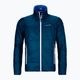 Jachetă hibridă Ortovox Swisswool Piz Boval pentru bărbați albastru reversibil 6114100041 8