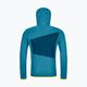 Bărbați trekking pulover Ortovox Fleece Grid Hoody albastru 87211 6