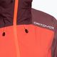 Jachetă de ploaie pentru femei ORTOVOX Westalpen 3L Portocaliu deschis și maro 7021200018 3