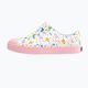 Pantofi de sport pentru copii Native Jefferson Print Disney Jr, model shell white/princess pink/pastel white confetti pentru copii 10