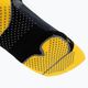 Karakal X4 Șosete de tenis de gleznă negru/galben KC530 5