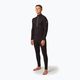 Bluză termoactivă pentru bărbați Surfanic Bodyfit Zip Neck black 2