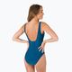Speedo Placement U-Back pentru femei costum de baie dintr-o bucată albastru-verde 68-07336G728 6