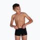 Speedo Plastisol Placement Aquashort pantaloni de înot pentru copii negru 68-09530 5