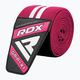 Benzi pentru genunchi RDX Weightlifting Gym Knee Wrap pink