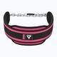 Curea pentru ridicarea greutăților RDX Pro Dipping Belt 2 Layer pink