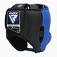 Cască de box RDX Apex Boxing Head Gear With Nose Protection Bar blue 3