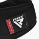 Curea pentru ridicarea greutăților RDX Weightlifting 6" Neoprene Gym X3 black 6