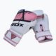 Mănuși de box pentru femei RDX BGR-F7 alb și roz BGR-F7P 8