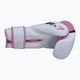 Mănuși de box pentru femei RDX BGR-F7 alb și roz BGR-F7P 10