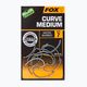 Fox Edges cârlige pentru crap Armapoint Curve Shank Medium grey CHK203 2