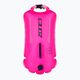 Baliza de siguranță ZONE3 Safety Buoy/Dry Bag Recycled 28 l high vis pink