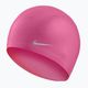 Șapcă de înot pentru copii Nike Solid Silicone roz TESS0106