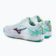 Pantofi de tenis pentru femei Mizuno Break Shot 3 AC alb și verde 61GA212623 3