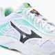 Pantofi de tenis pentru femei Mizuno Break Shot 3 AC alb și verde 61GA212623 8
