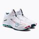 Pantofi de volei pentru bărbați Mizuno Wave Lightning Z7 Mid alb V1GA225048 5