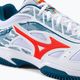 Pantofi de tenis pentru bărbați Mizuno Breakshot 3 CC alb 61GC2125 7