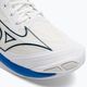 Pantofi de volei pentru bărbați Mizuno Wave Lightning Z7 alb netăiat/albastru de lună/albastru de pace 8