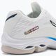 Pantofi de volei pentru bărbați Mizuno Wave Lightning Z7 alb netăiat/albastru de lună/albastru de pace 10