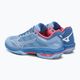 Pantofi de tenis pentru femei Mizuno Wave Exceed Light CC albastru 61GC222121 3