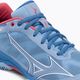 Pantofi de tenis pentru femei Mizuno Wave Exceed Light CC albastru 61GC222121 9