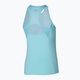 Tricou de alergare pentru femei Mizuno Albastru imprimat 62GAA20227 2