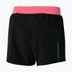 Pantaloni scurți de alergat pentru femei  Mizuno Alpha 4.5 black/coral 2
